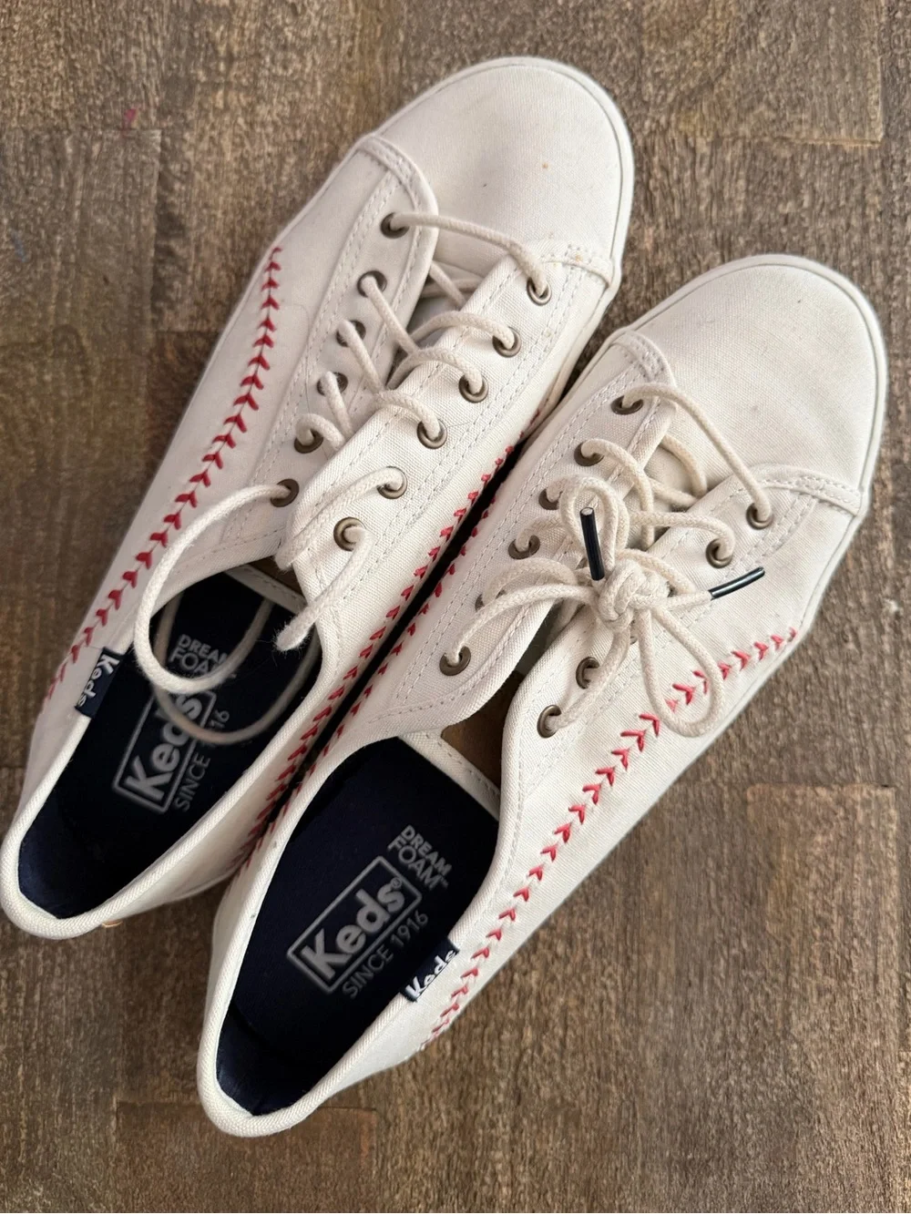 Keds Women’s Baseball Champion Pennant Lace Up | Size 8.5